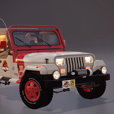 Jurassic Park Jeep 