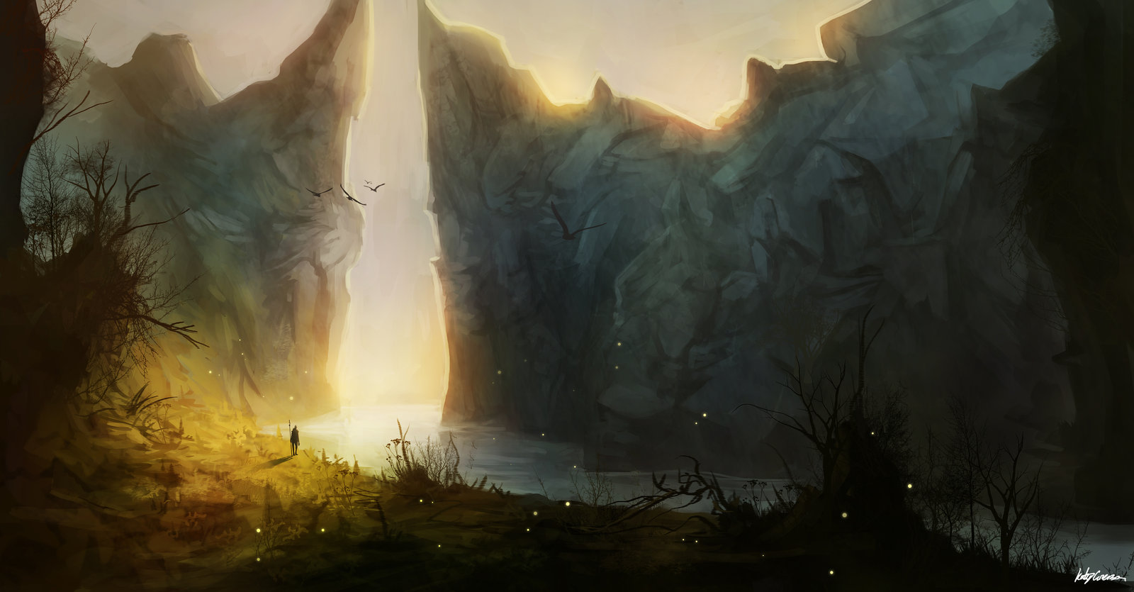 Artstation Dawn At The Pass Katy Grierson