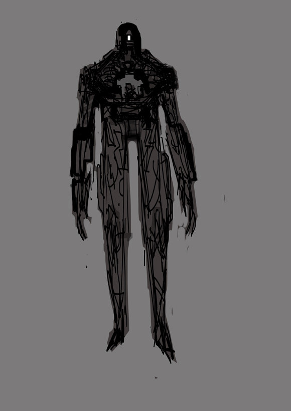 early concept of sentinel 03 , x-men future past