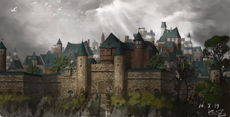 ArtStation - The Middle Ages Castle