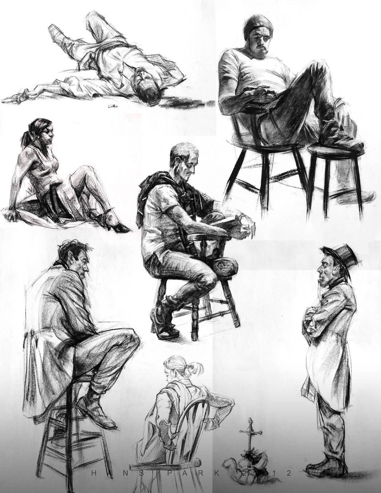 Figuare Drawing study