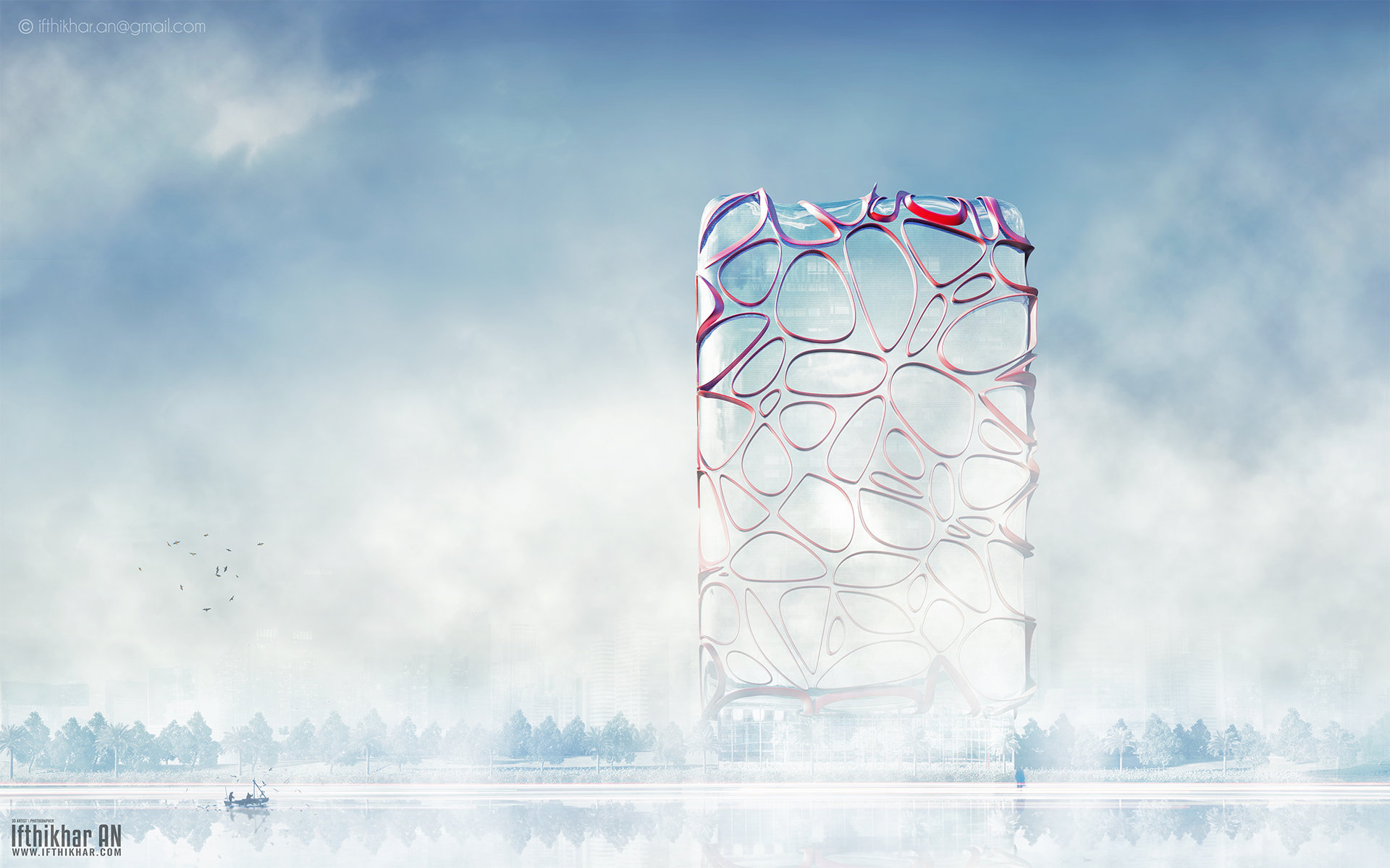 ArtStation - The Halcyon - The invisible Building Concept.