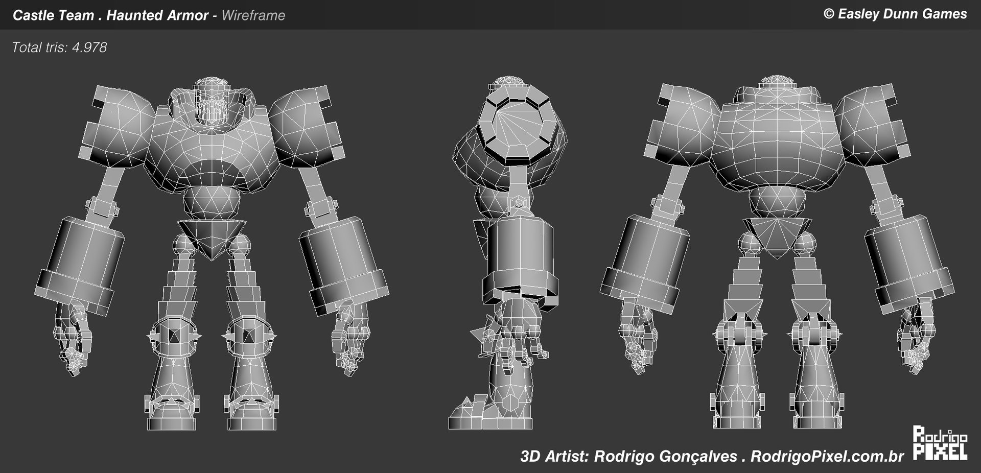 Artstation Haunted Armor Rodrigo Goncalves