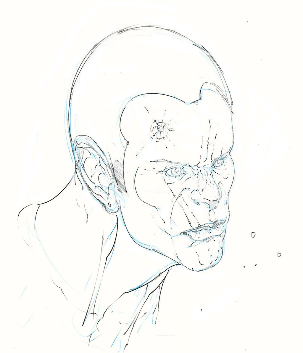 ArtStation - bloodshot face