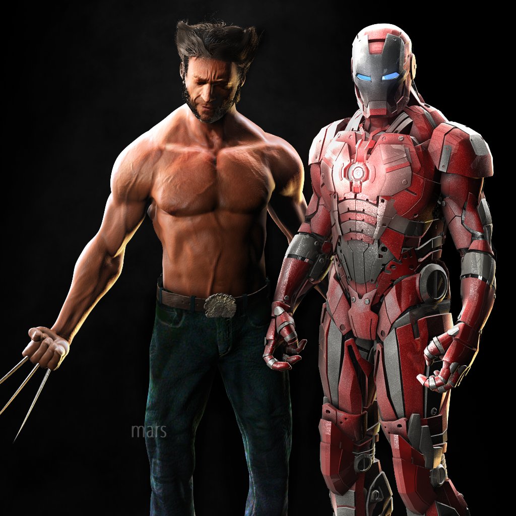 Wolverine and Iron Man!!!.......Fan art