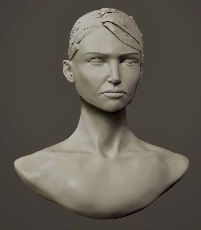 ArtStation Female Bust