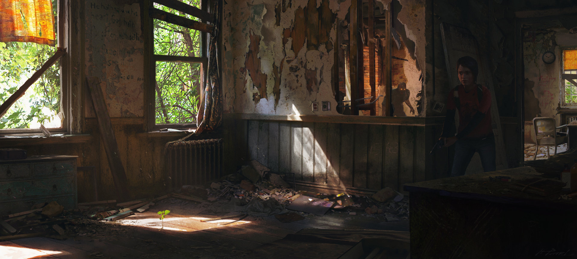Artstation Last Of Us Fan Art Interior Hemal Patel