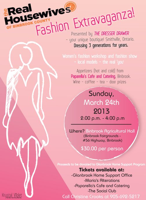 Krystal Fortman - Fashion Show Poster Design