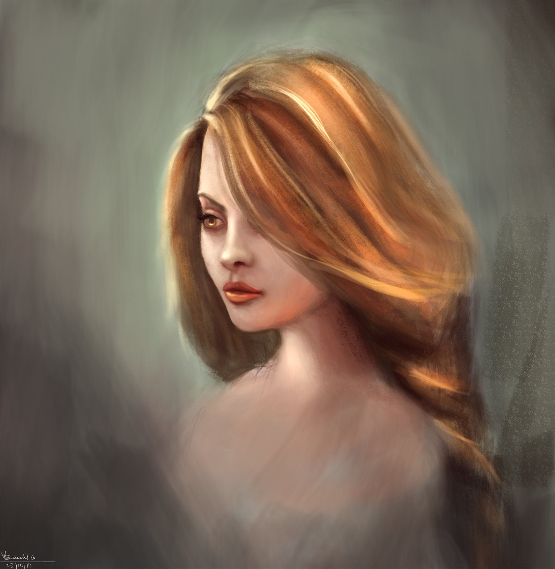 Pancika Design Studio Portrait Inspired From A Very Nice Painting