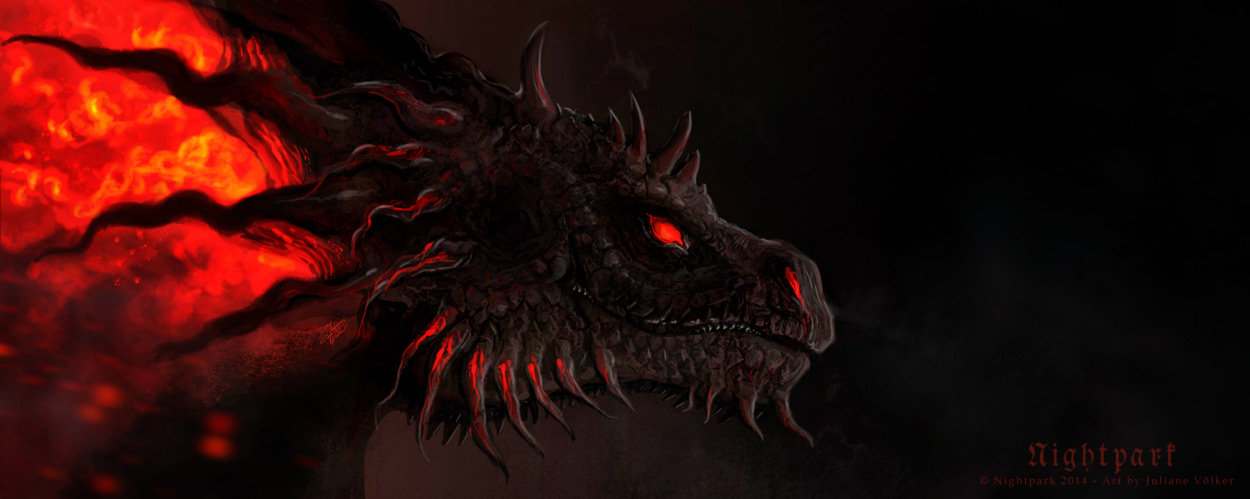 ArtStation - Demon Dragon