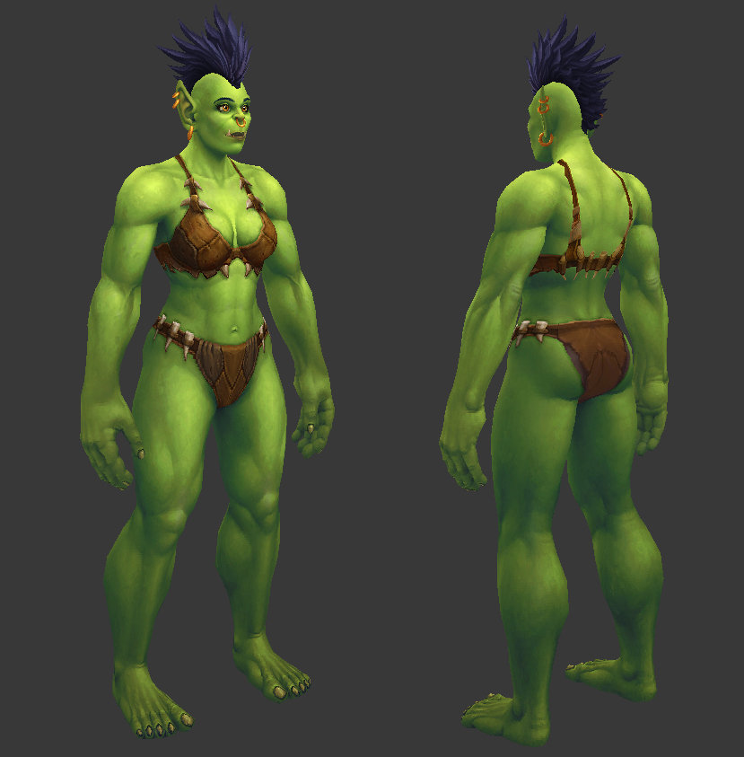 This is the Orc female update for World of Warcraft. 