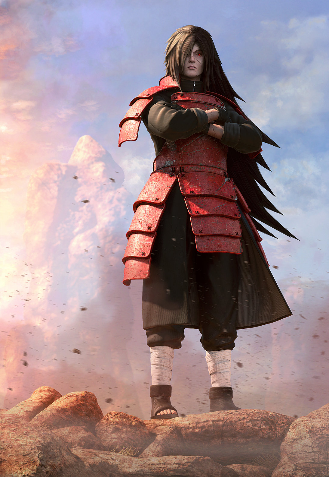 Artstation Uchiha Madara Andre Pinguinha