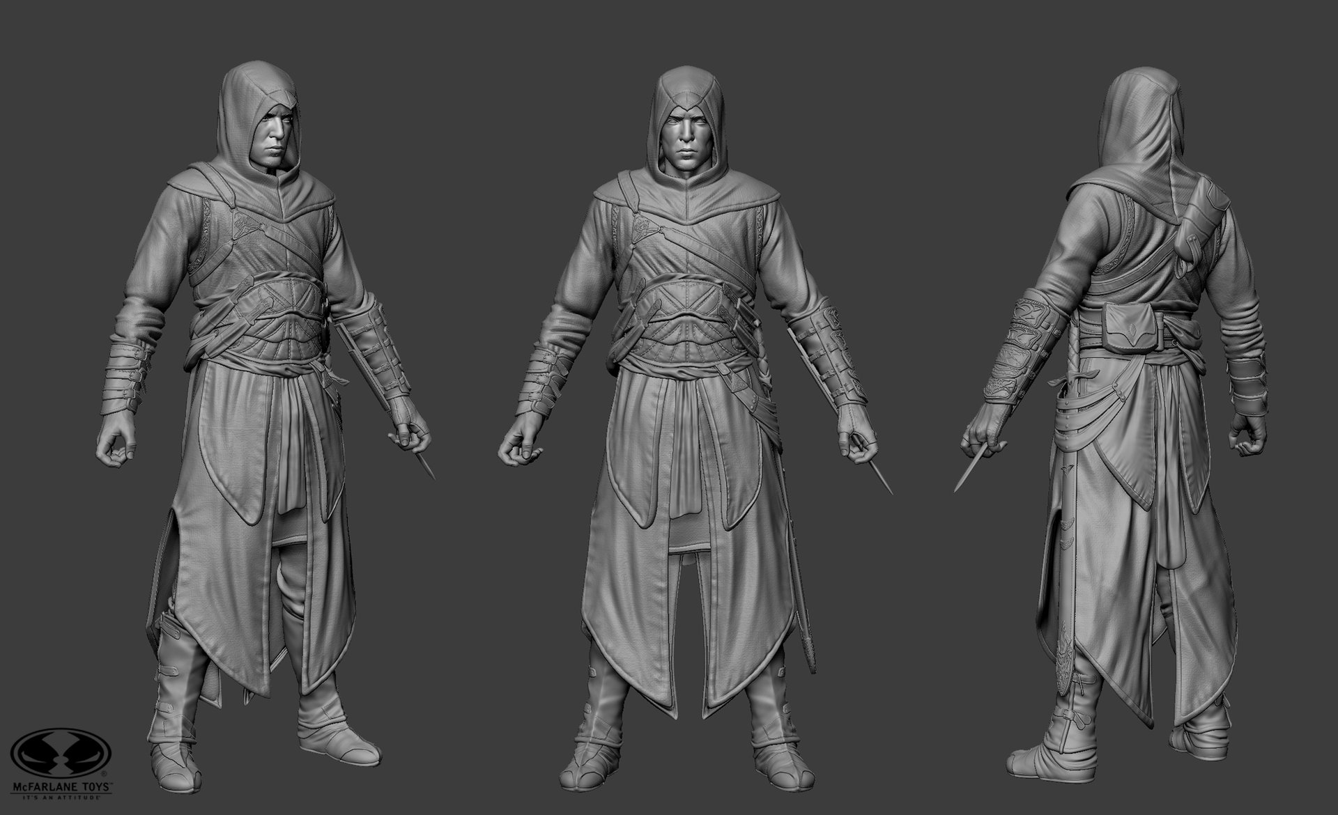 Altair model comparison WIP image - Assassin's Creed: Bloodlines