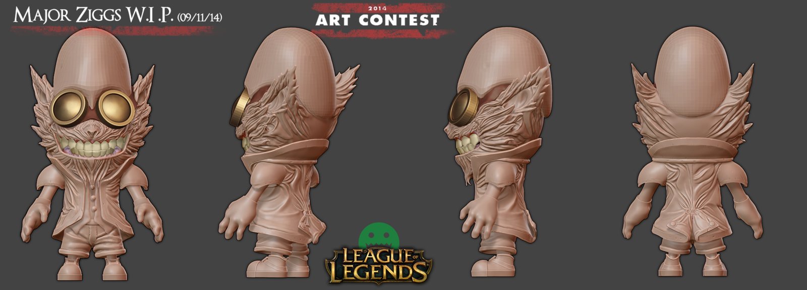 riot ziggs figure