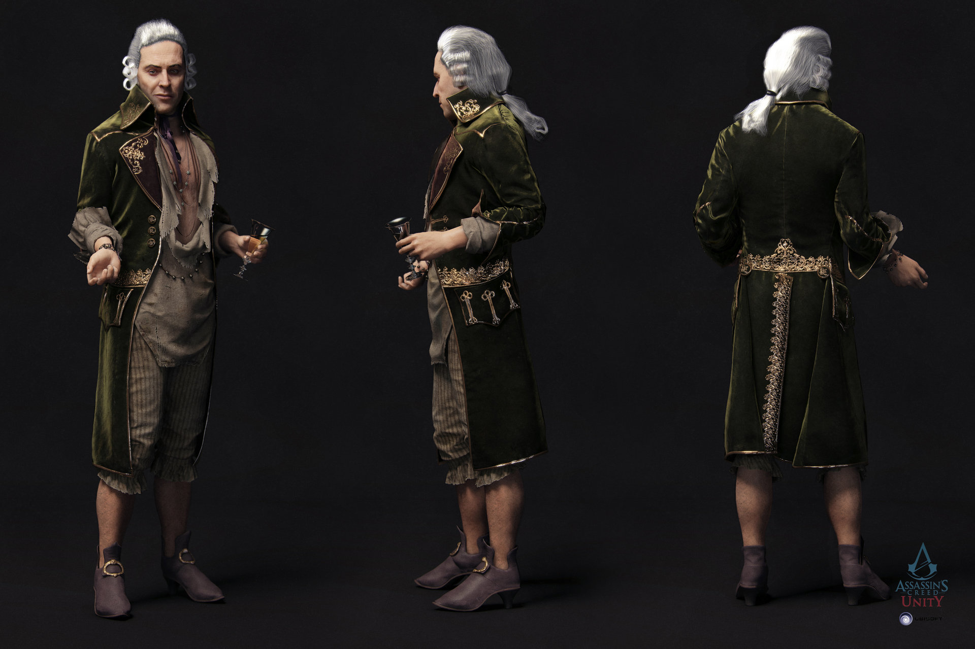 Assassin's Creed Unity - Marquis De Sade by Vince Rizzi on ArtStation.
