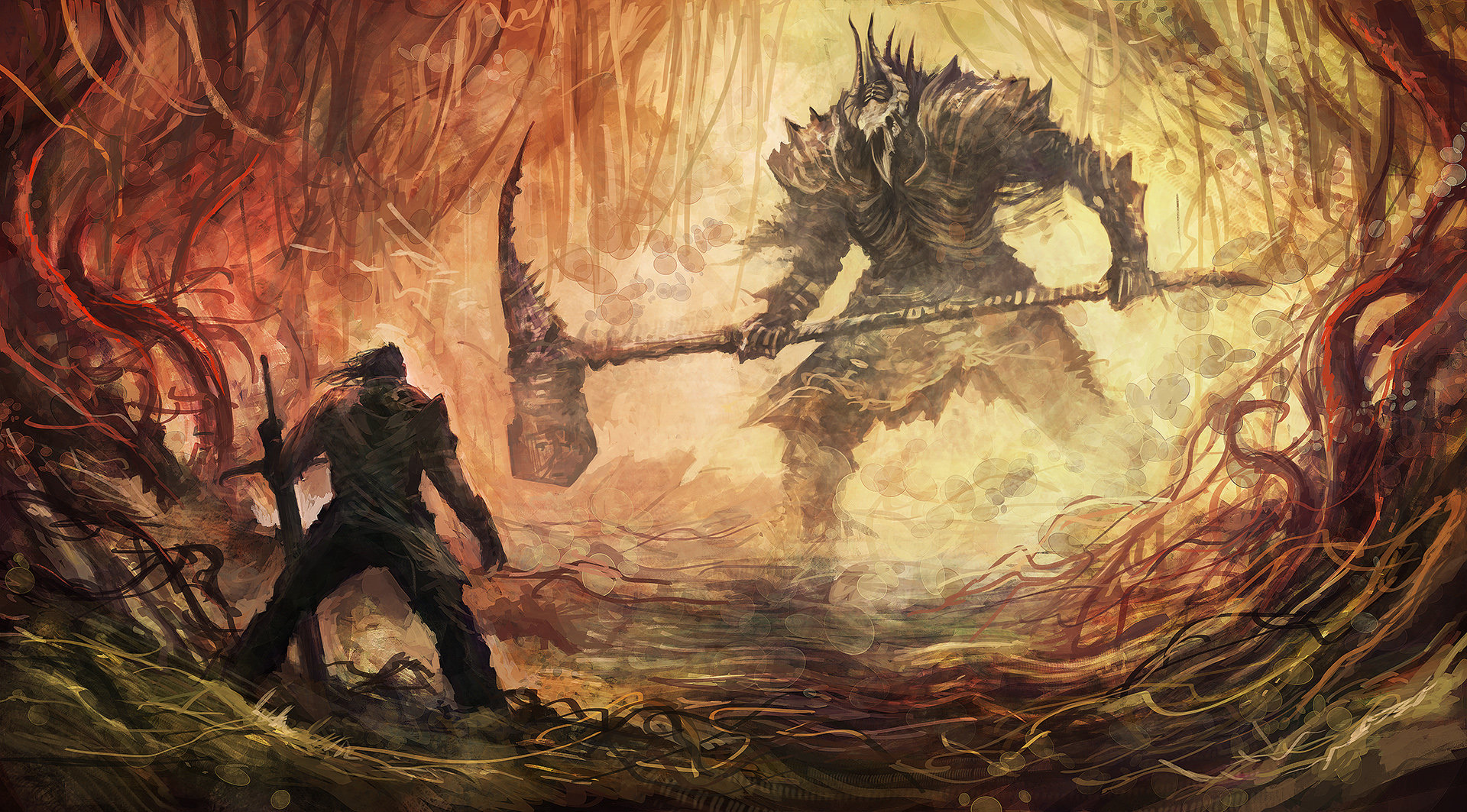 Artstation Bound By Flame Undead General Epic Battle Alexandre Chaudret