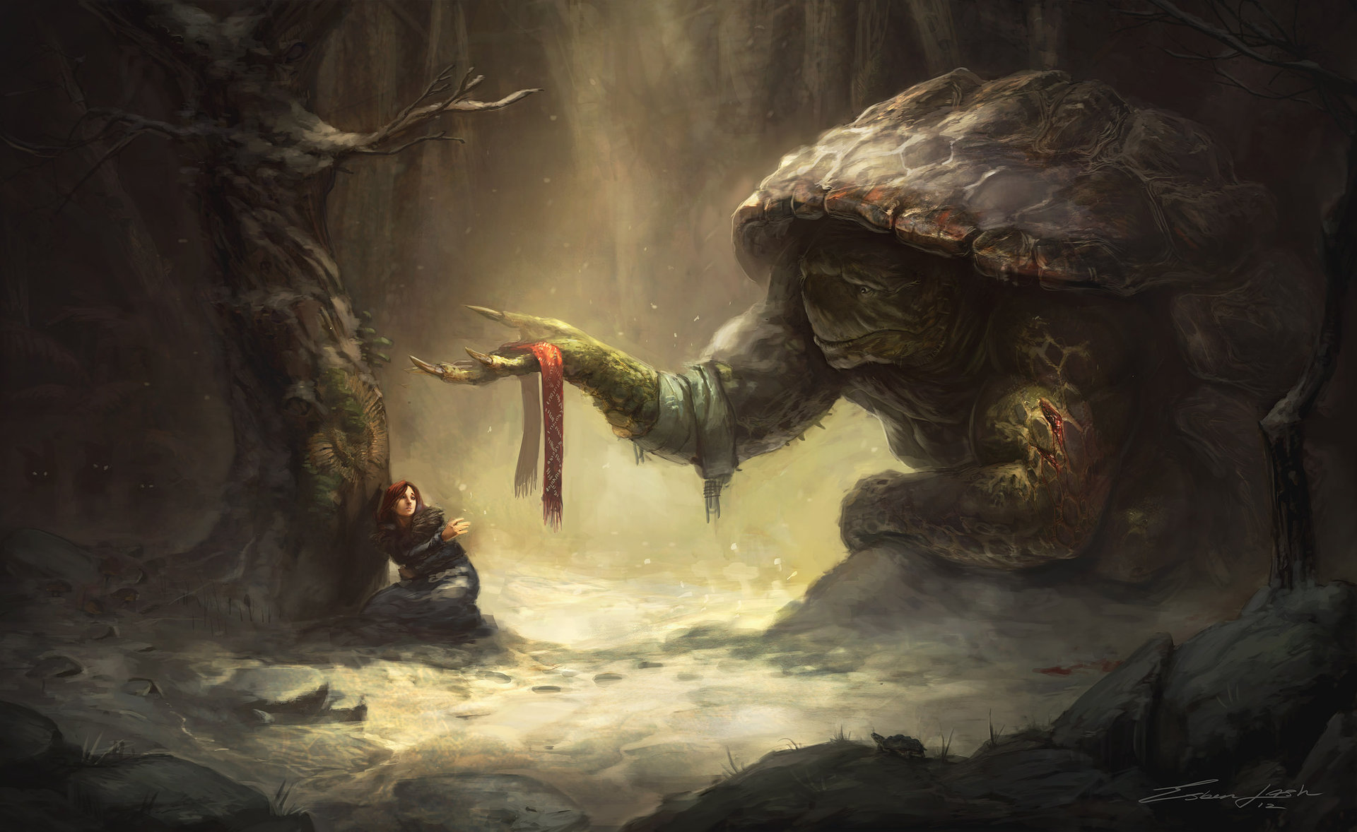 Artstation A Kind Soul Esben Lash Rasmussen