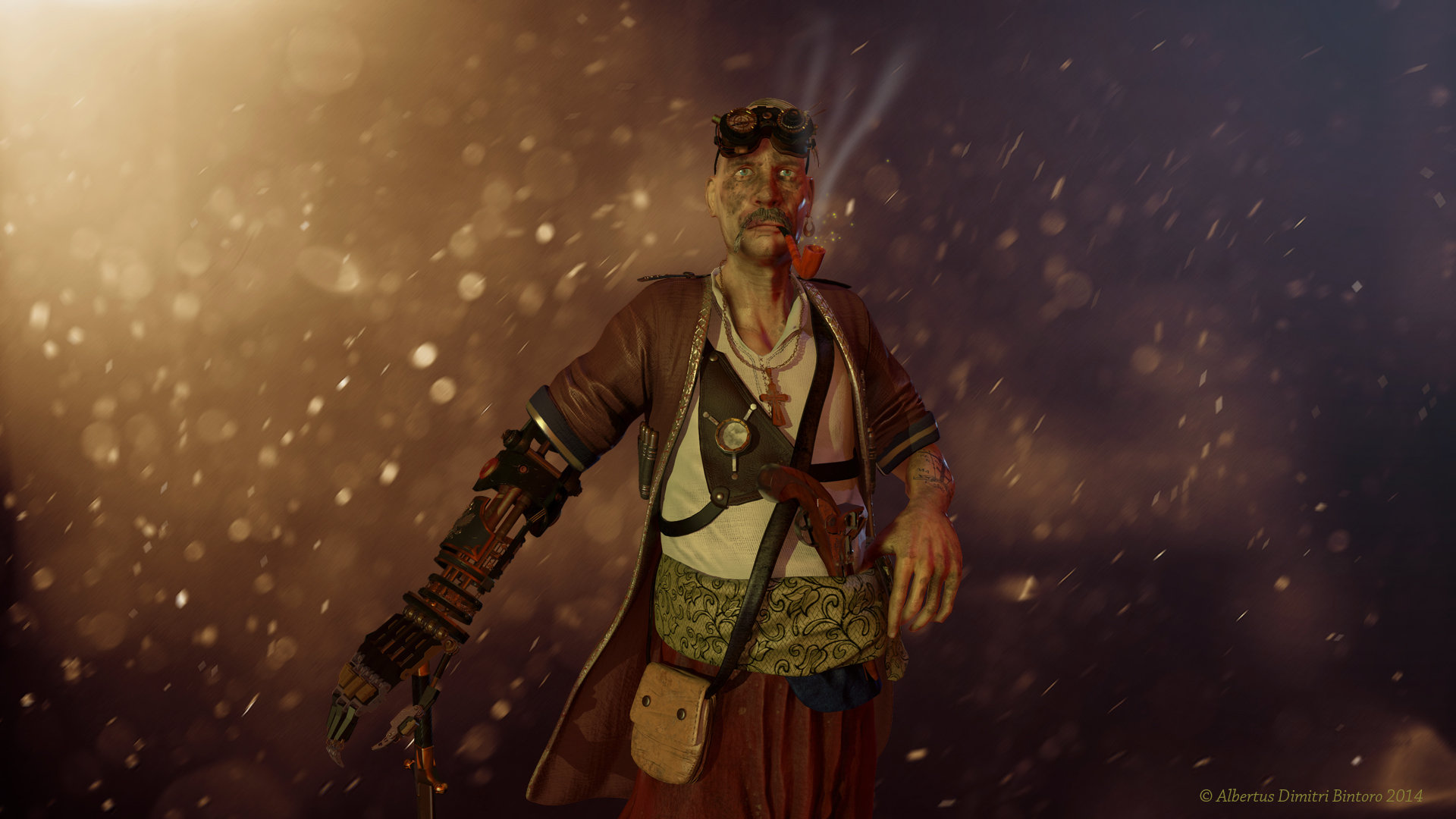 albertus bintoro steampunk cossack