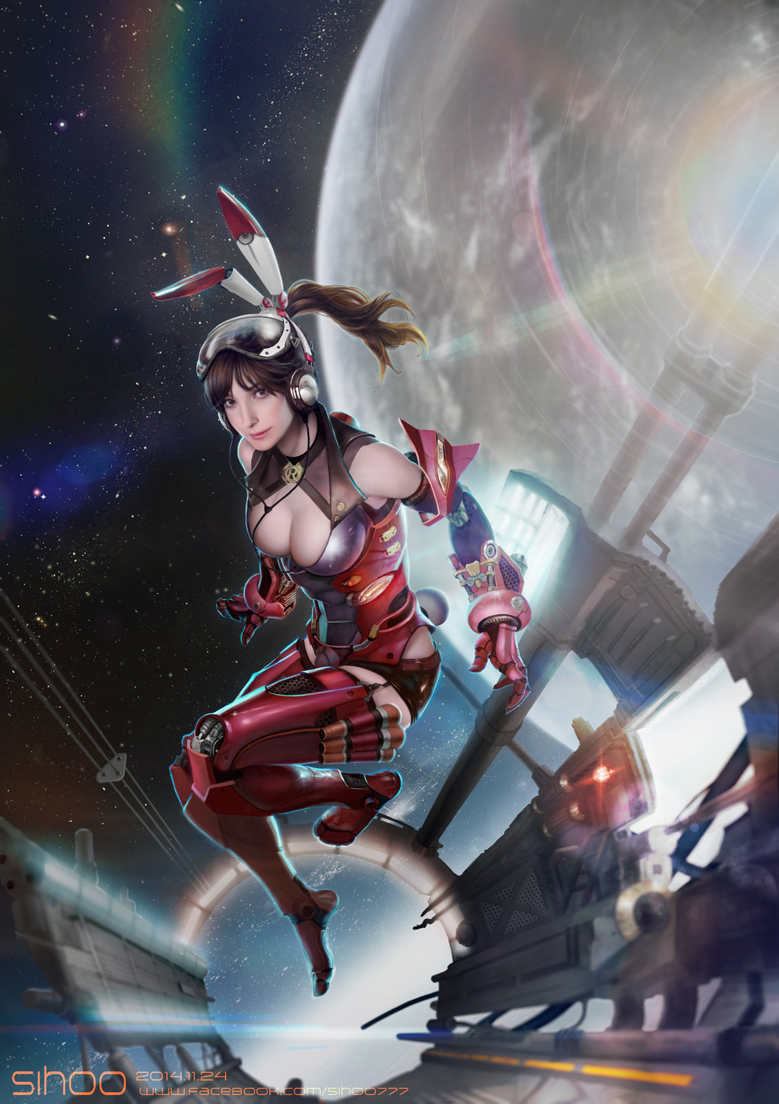 Artstation Bunny Girl Sihoo Chen