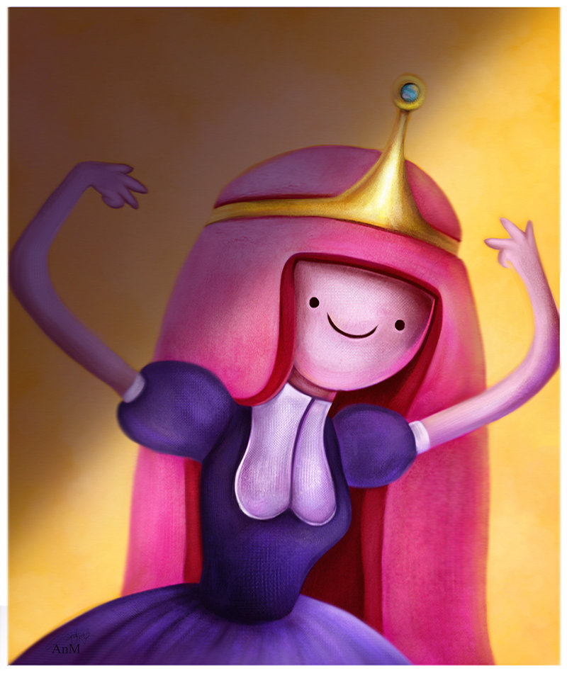 Princess Bubblegum Adventure Time-Fan Art by Niniel Illustrator. 