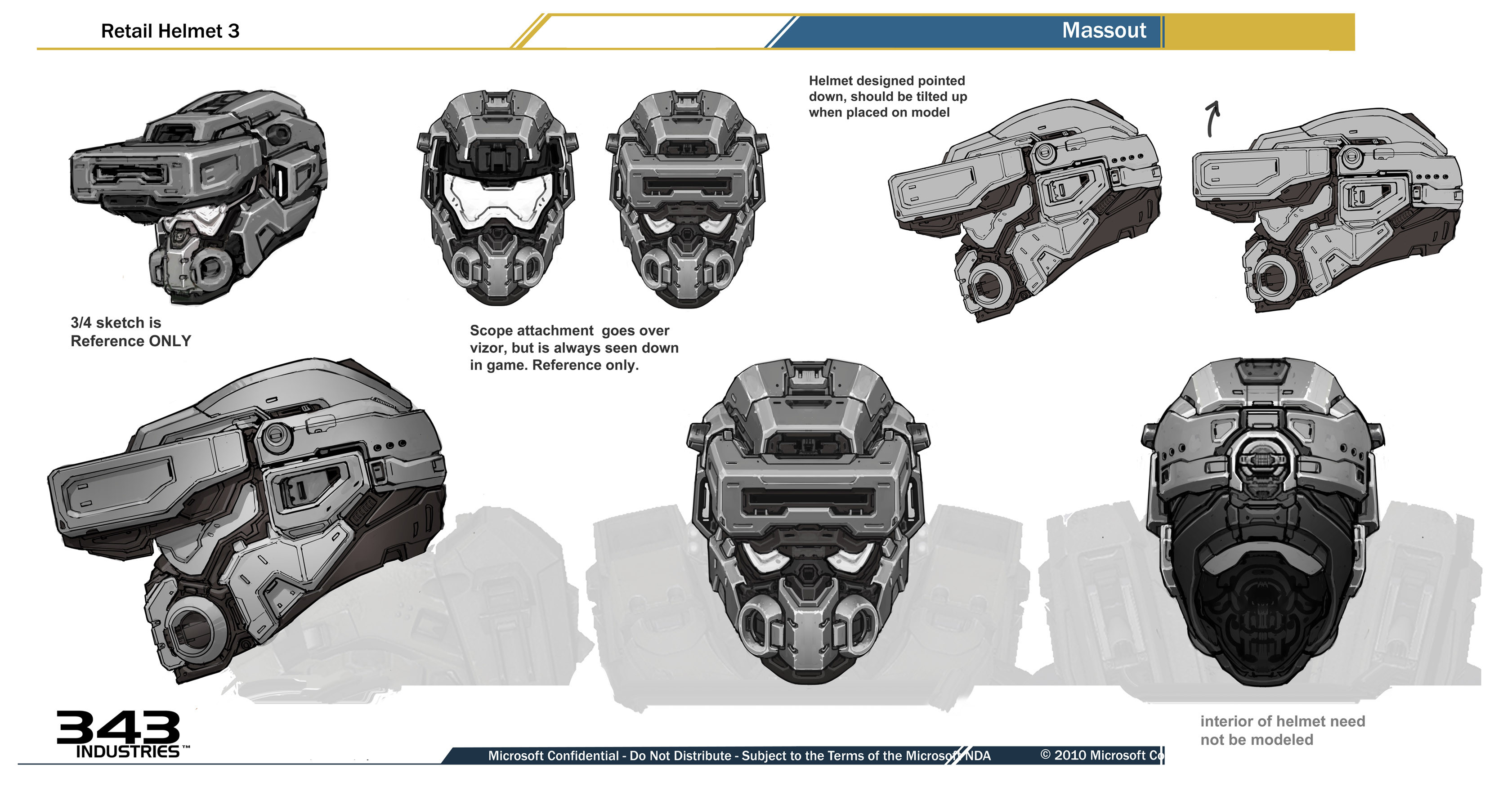 Kory Lynn Hubbell - Scanner Helmet for Halo 4