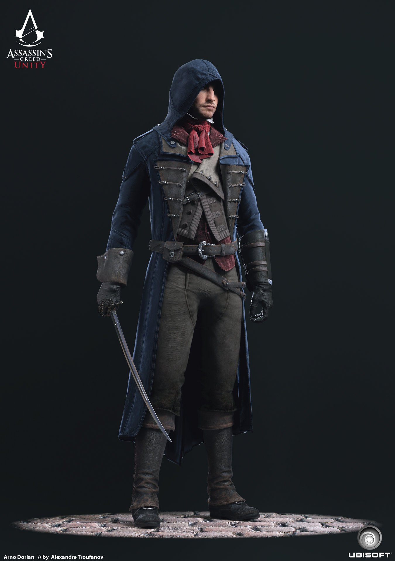 Artstation Arno Dorian Official Ingame Model Alex Troufanov