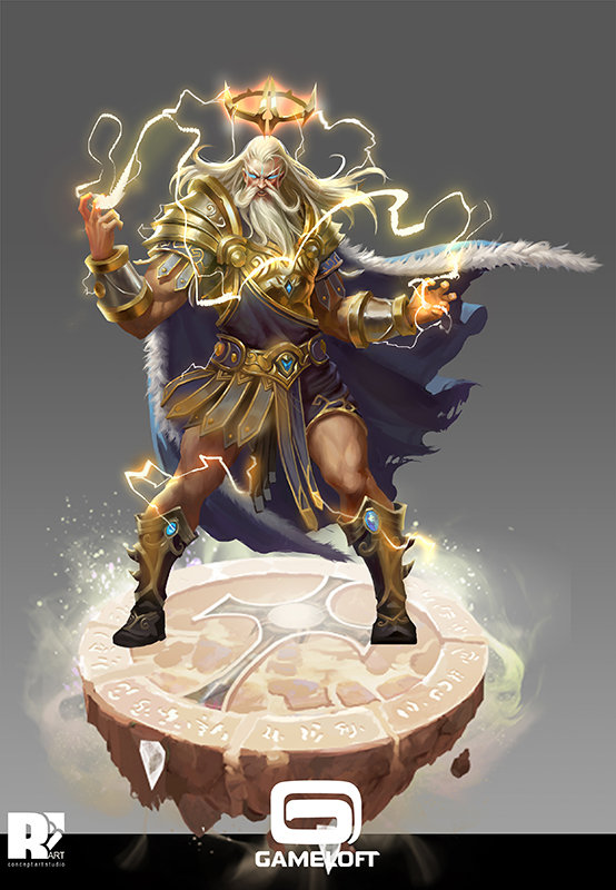 ArtStation ZEUS'S SOUL++ Red