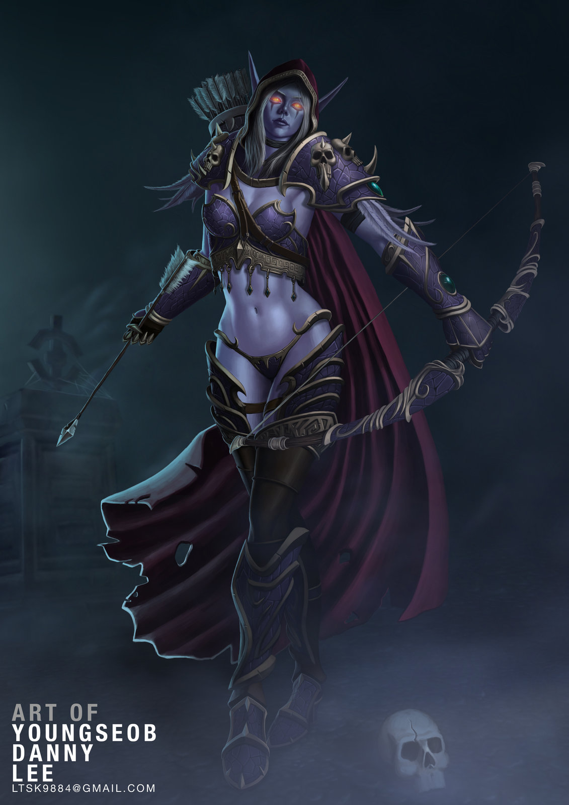 Artstation Lady Sylvanas Windrunner Youngsub Lee