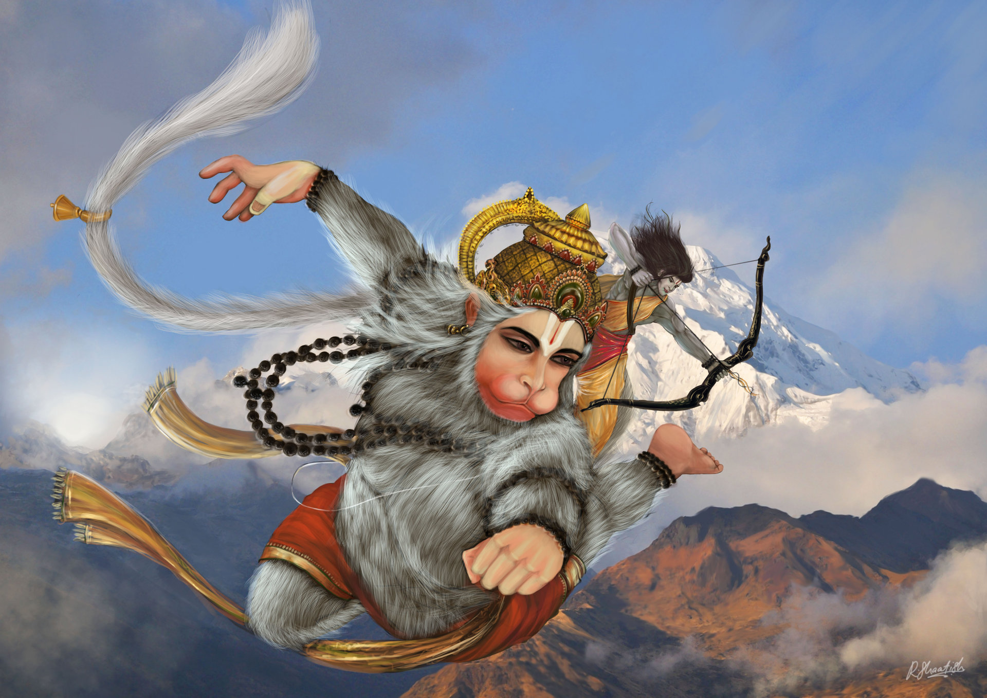 ArtStation - Ram Hanuman