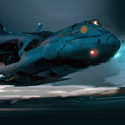 Sparth nicolas bouvier spaceship study