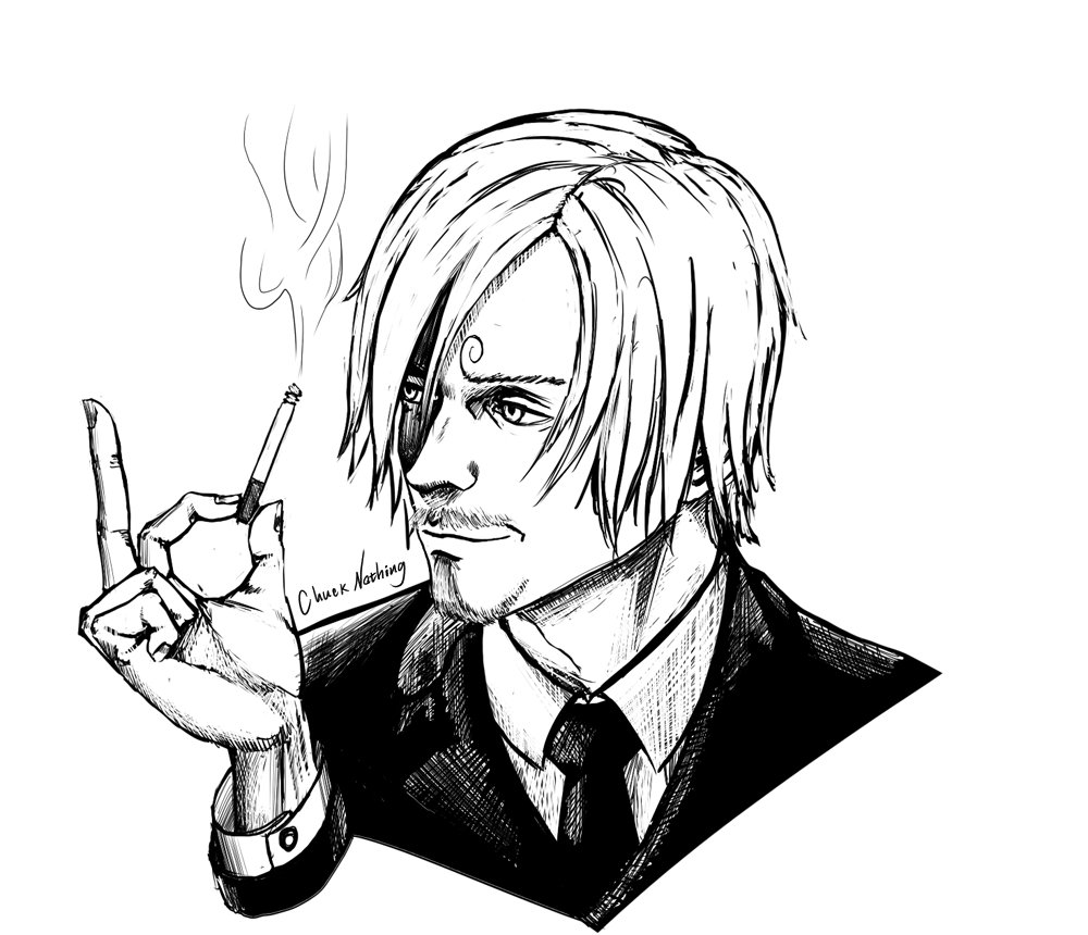 Artstation One Piece Sanji Timothy Hudec