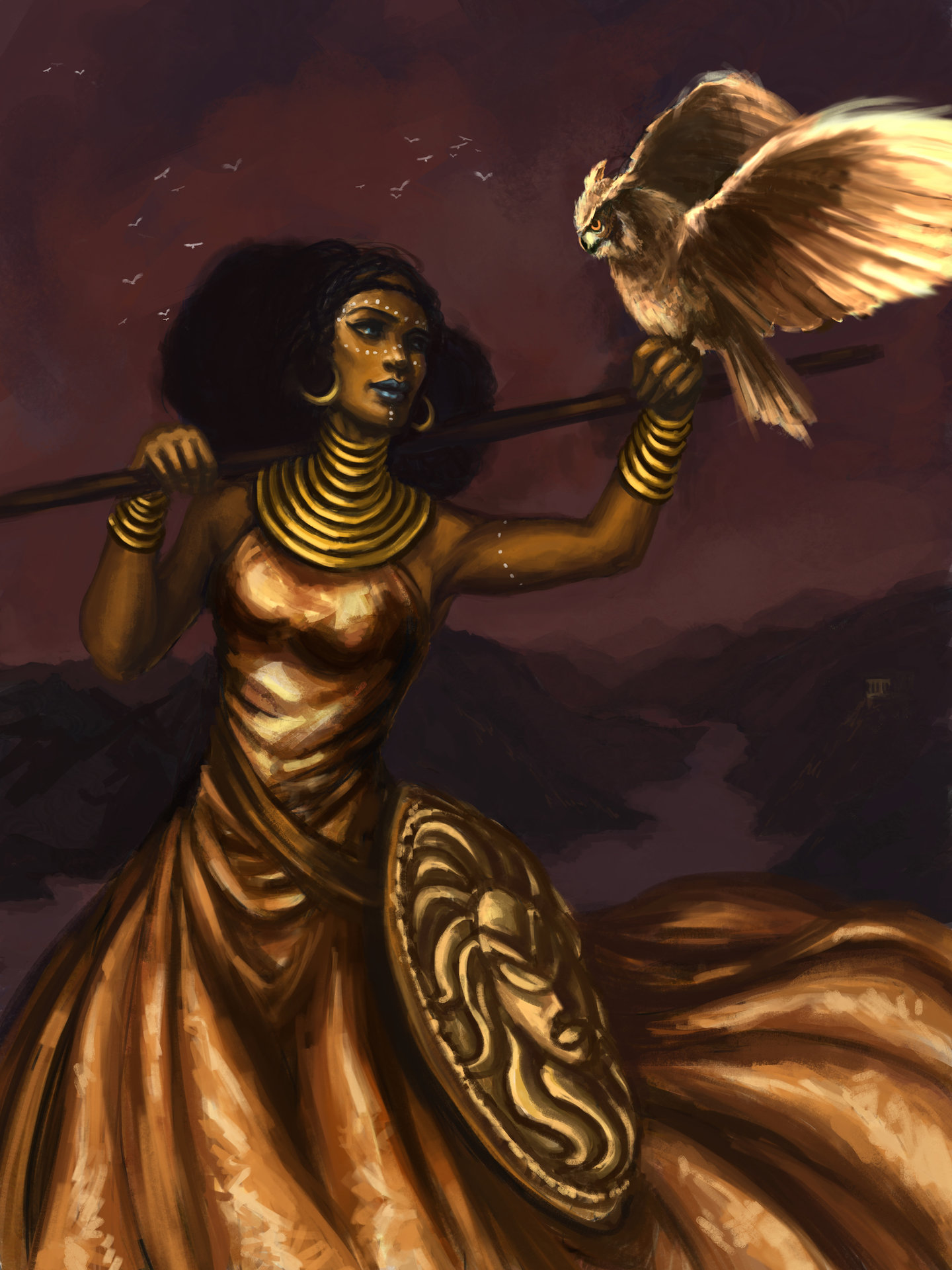 Athena, Goddess of Wisdom.