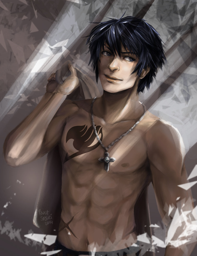 Wallpaper Artstation Fanart Gray Fairy Tail Sayuri Faust For Android