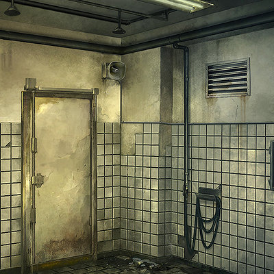 Adolfo navarro shower room asylum lords of shadow 2