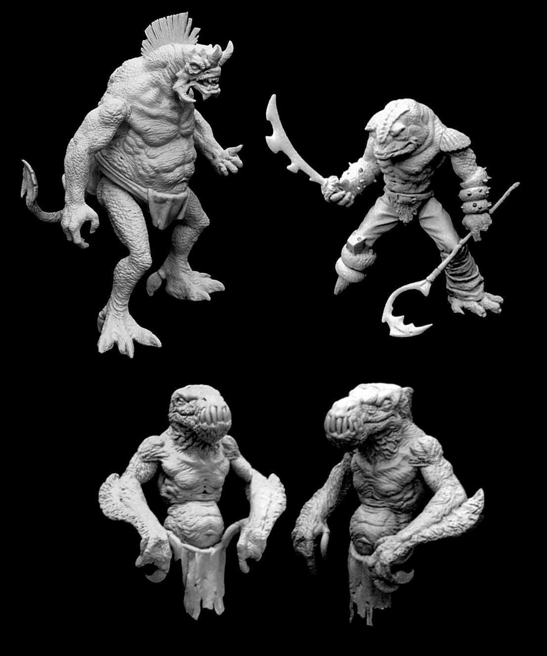 Tom Carruthers Water Raiders Action Figure Prototypes