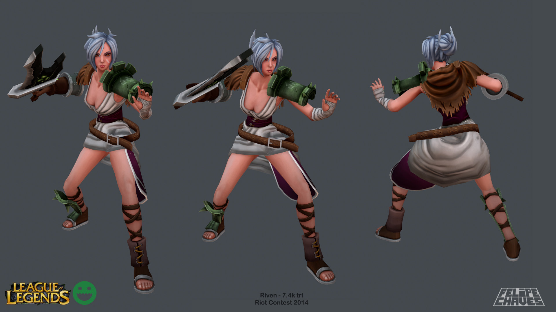 Artstation Riven League Of Legends Wip Felipe Chaves
