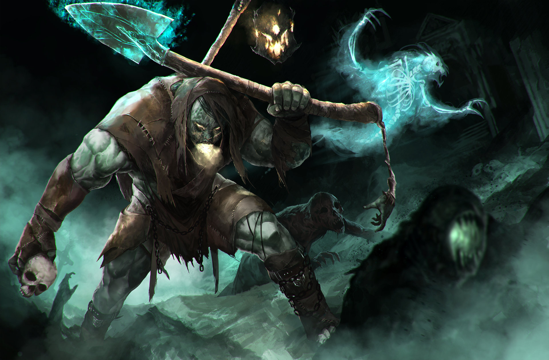 Artstation Yorick The Gravedigger Fan Art Sheppi Tsrodriguez