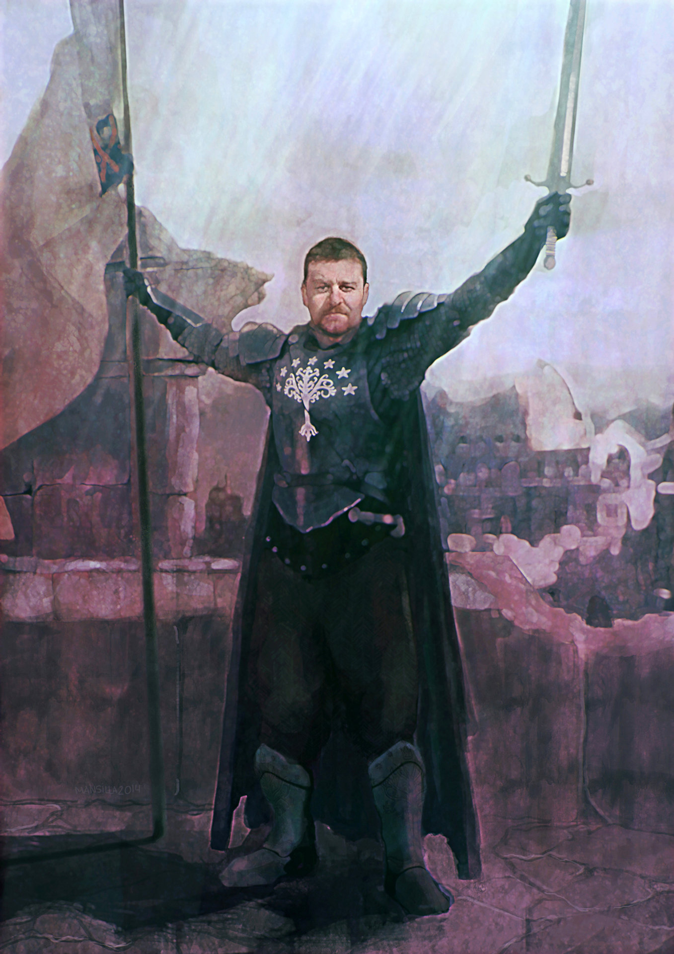 Artstation gondor knight