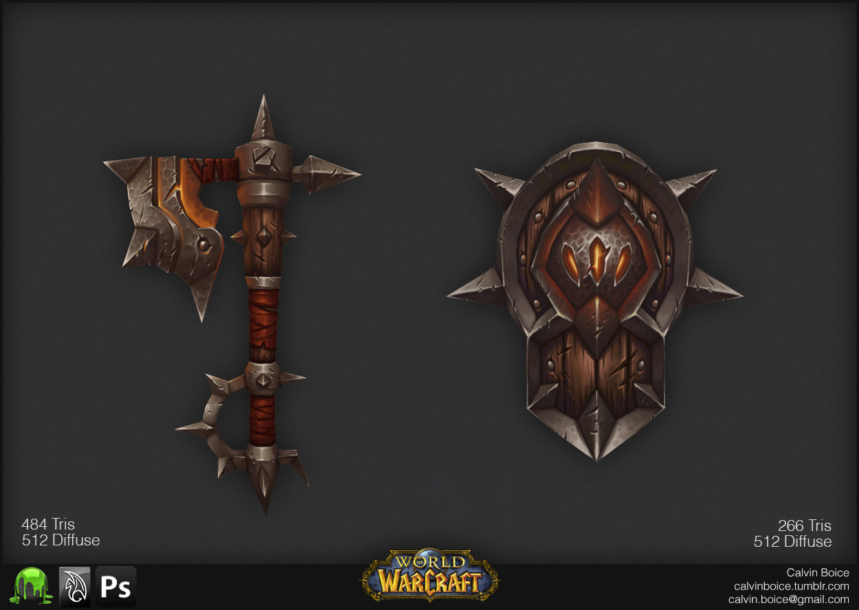 ArtStation - Warcraft Weapons