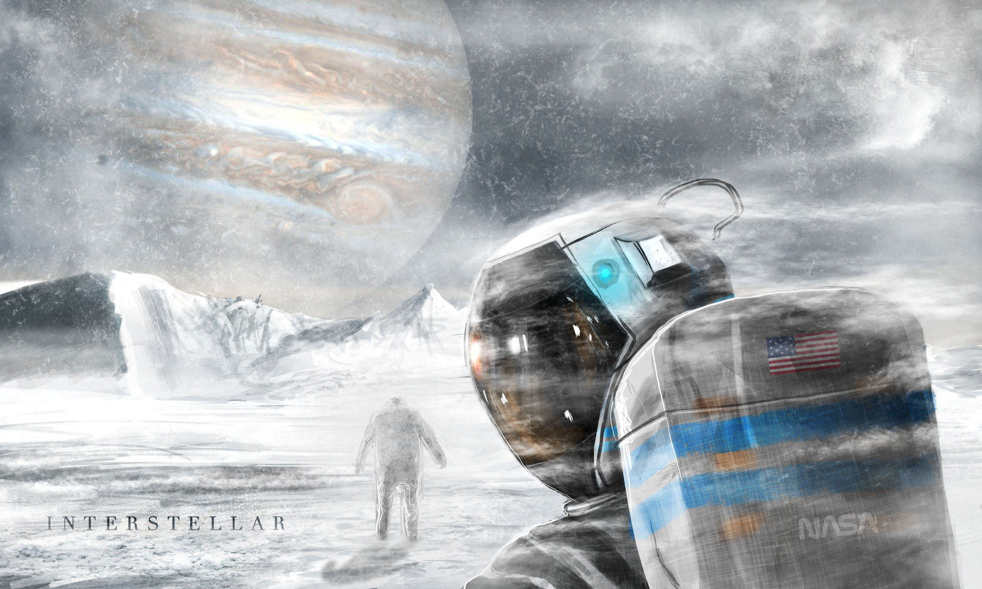Artstation Interstellar Movie Fans Art Fikri Alhimsah