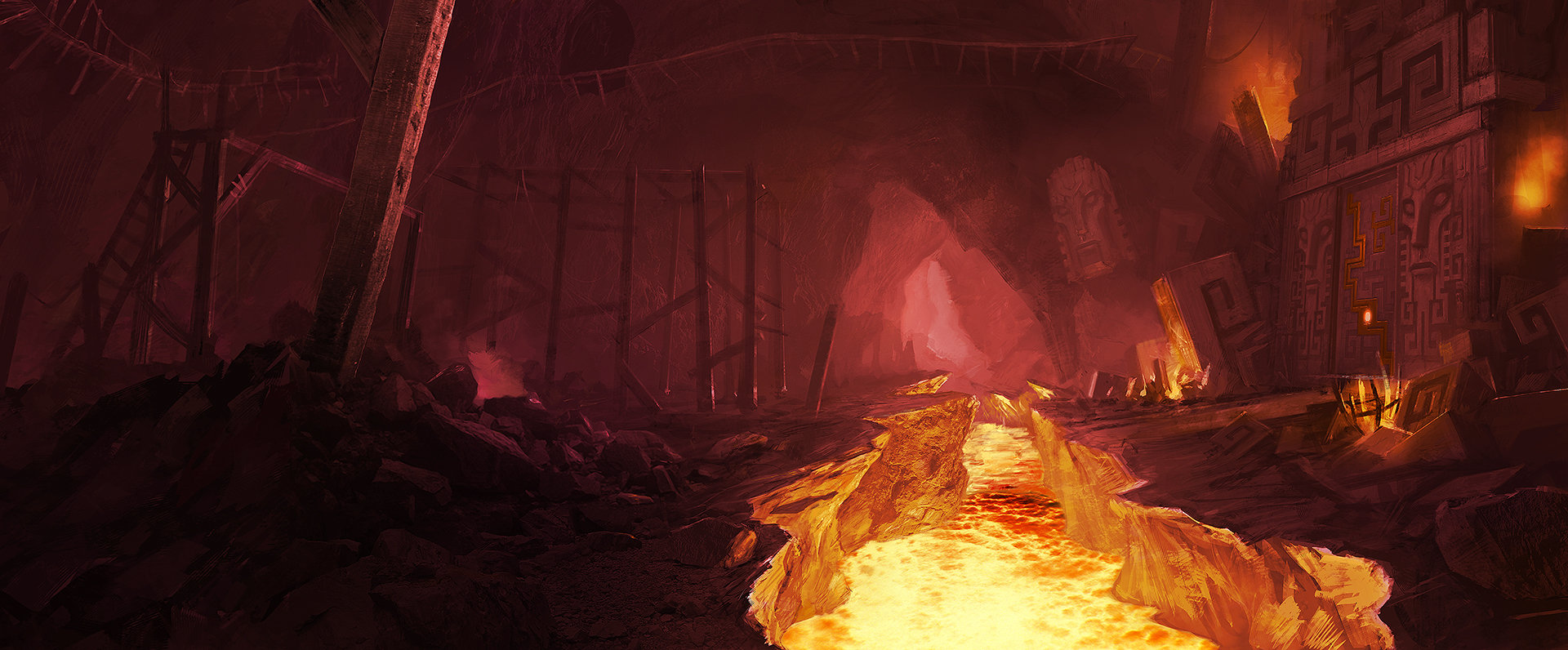 ArtStation - Mine Entrance, Daniel Jiménez Villalba
