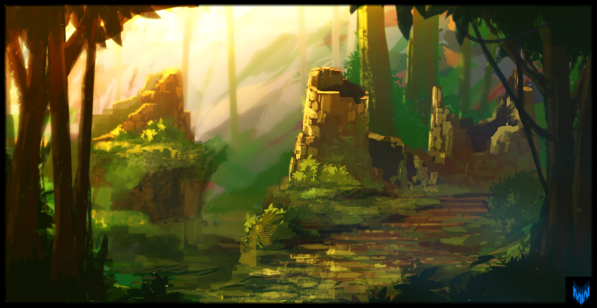 ArtStation - Jungle Ruins