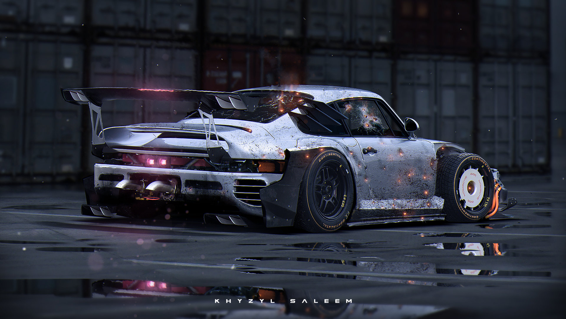 Khyzyl saleem porsche
