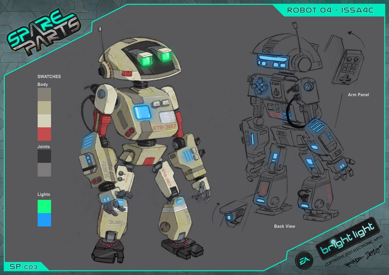 Ross Burt Spare Parts Character Concept 1