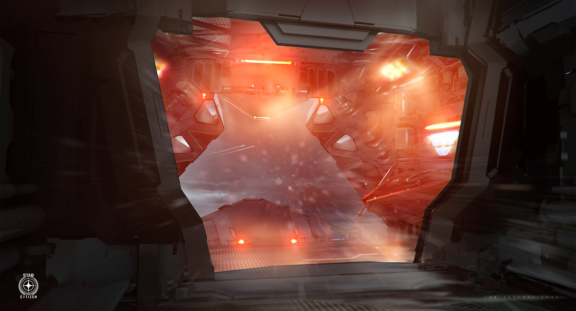 ArtStation Star Citizen open airlock