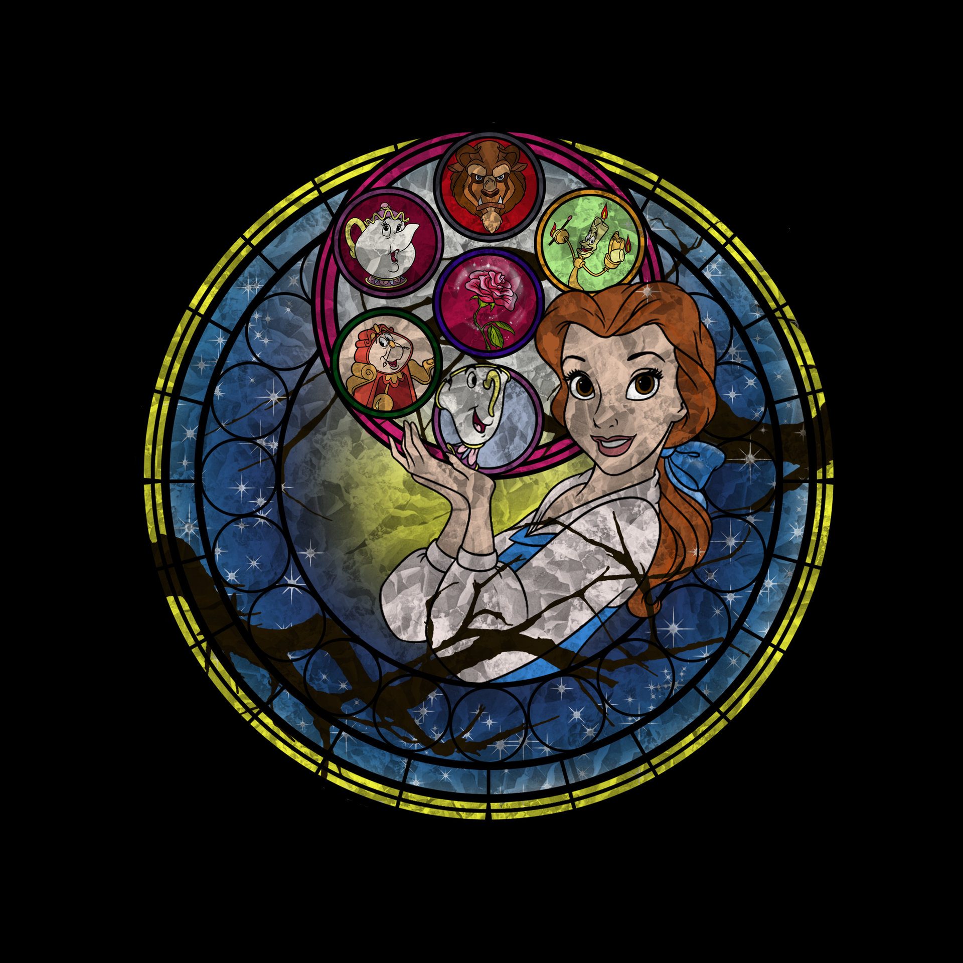 Mazuki Arts Belle Stained Glass