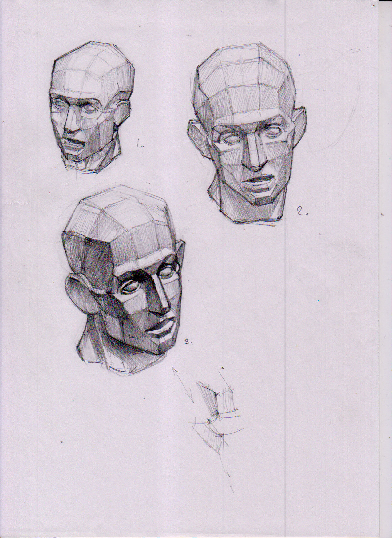 ArtStation sketch academic head