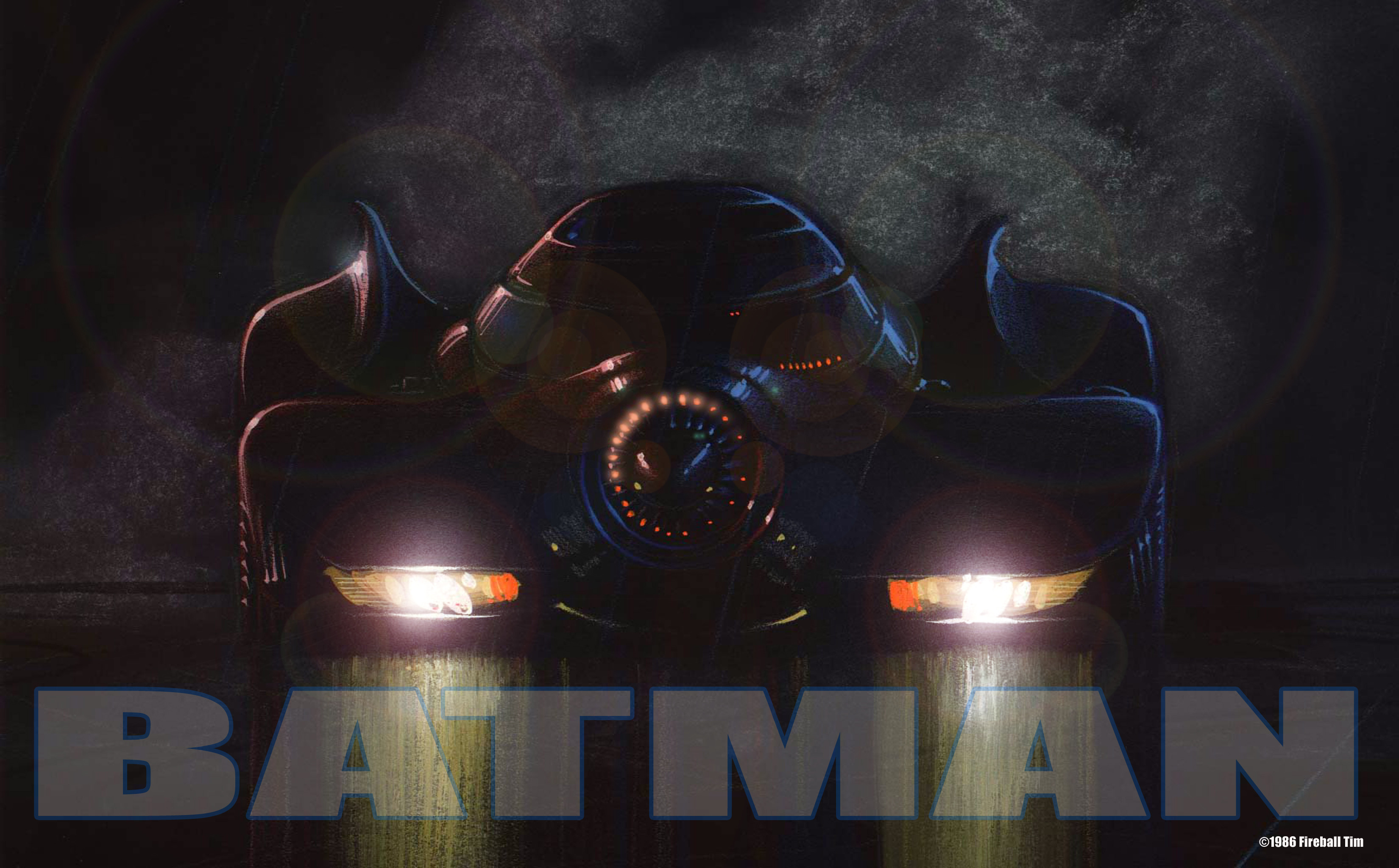 Original Design for the '89 Batmobile for BATMAN  