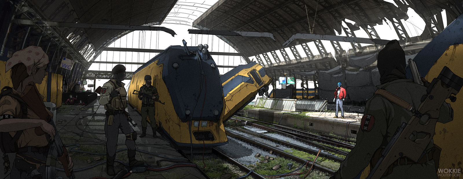 Encounter in Amsterdam Central Station
