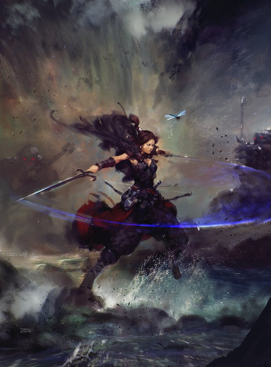 Artstation Female Outlaw Halil Ural